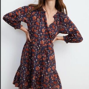 Mini Floral Print Dress